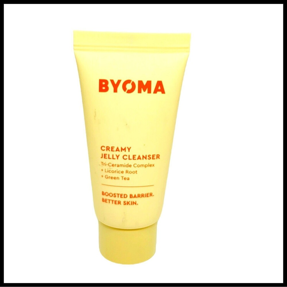 2 X Byoma Creamy Jelly‎ Cleanser Ceramide Licorice Green Tea 1 FL.OZ. 30m…